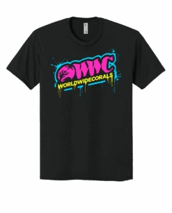 UV Ink WWC Pink Paint Drip T-Shirt