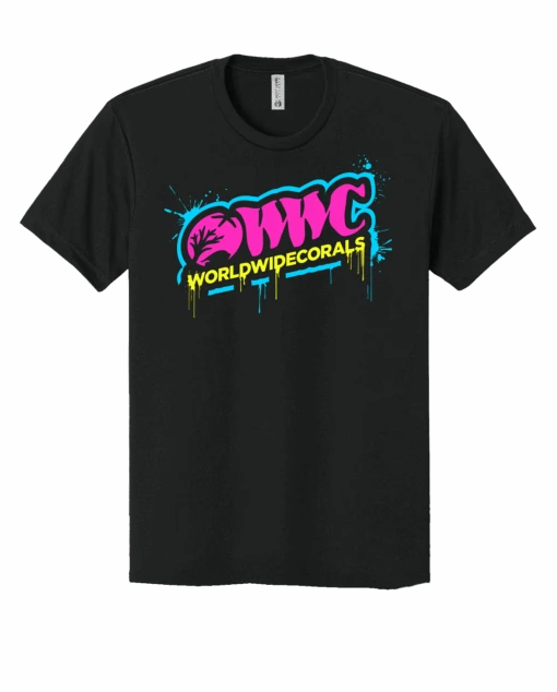 UV Ink WWC Pink Paint Drip T-Shirt