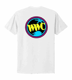 UV Ink WWC Neon Triple Patch T-Shirt - White