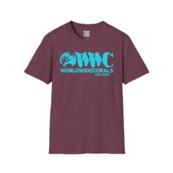 WWC Heather Maroon Shirt W/ Blue Ink